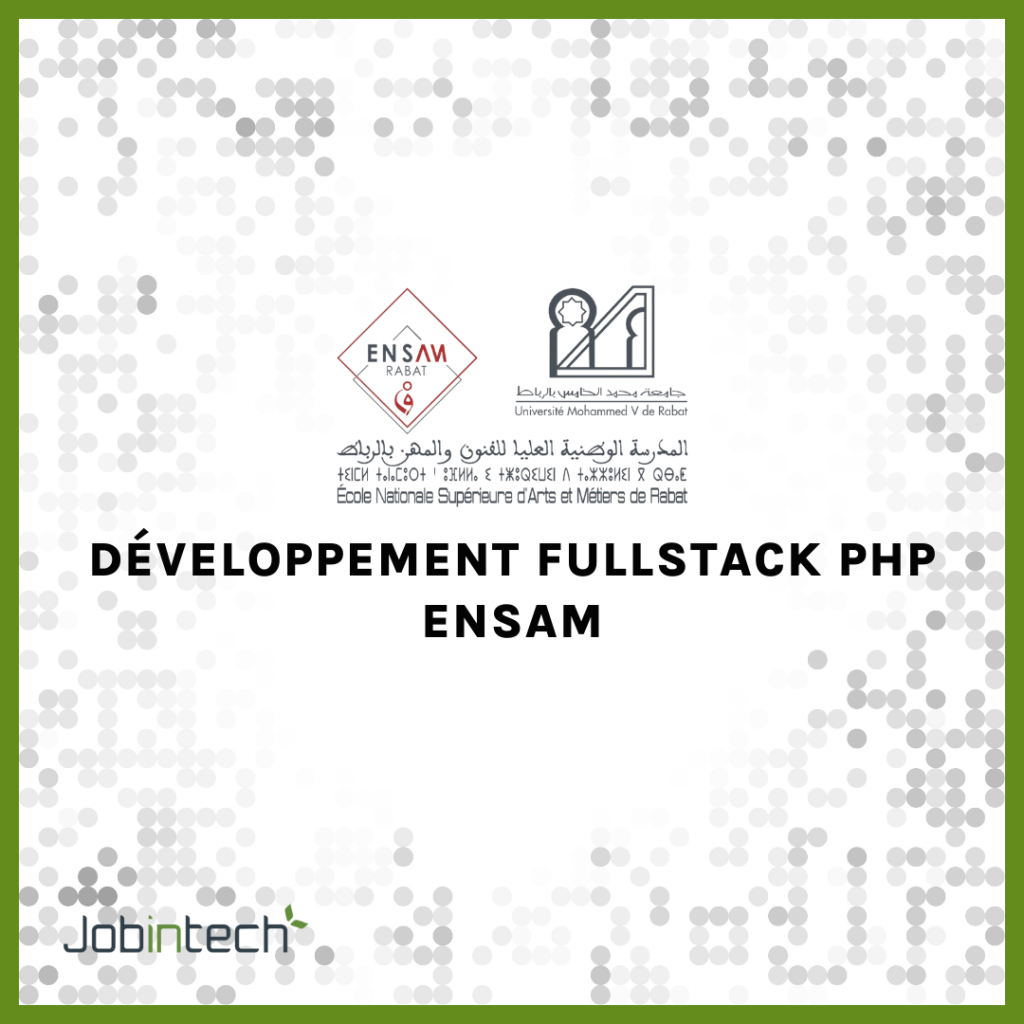 Développement Fullstack PHP - ENSAM