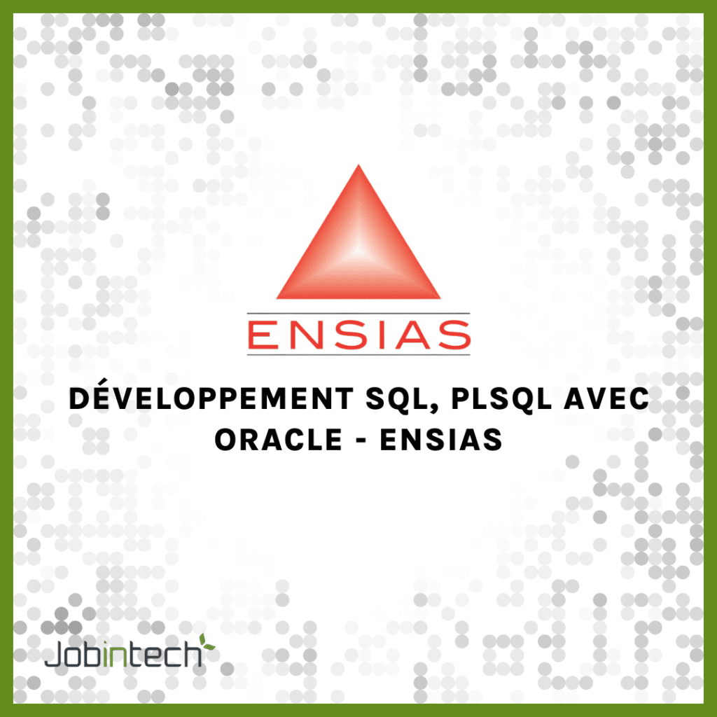Développement SQL, PLSQL avec ORACLE - ENSIAS