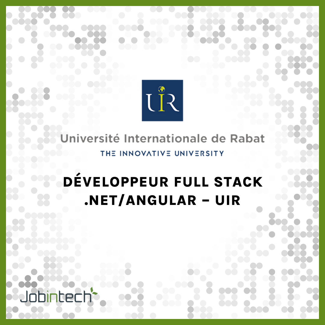 Développeur Full Stack .Net_Angular – UIR
